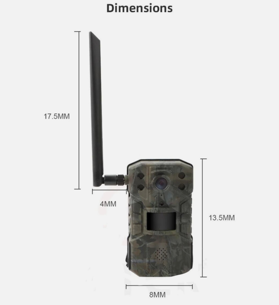 Caméra De Chasse 4G Qualité 4k Longue Autonomie Avec Panneau Solaire