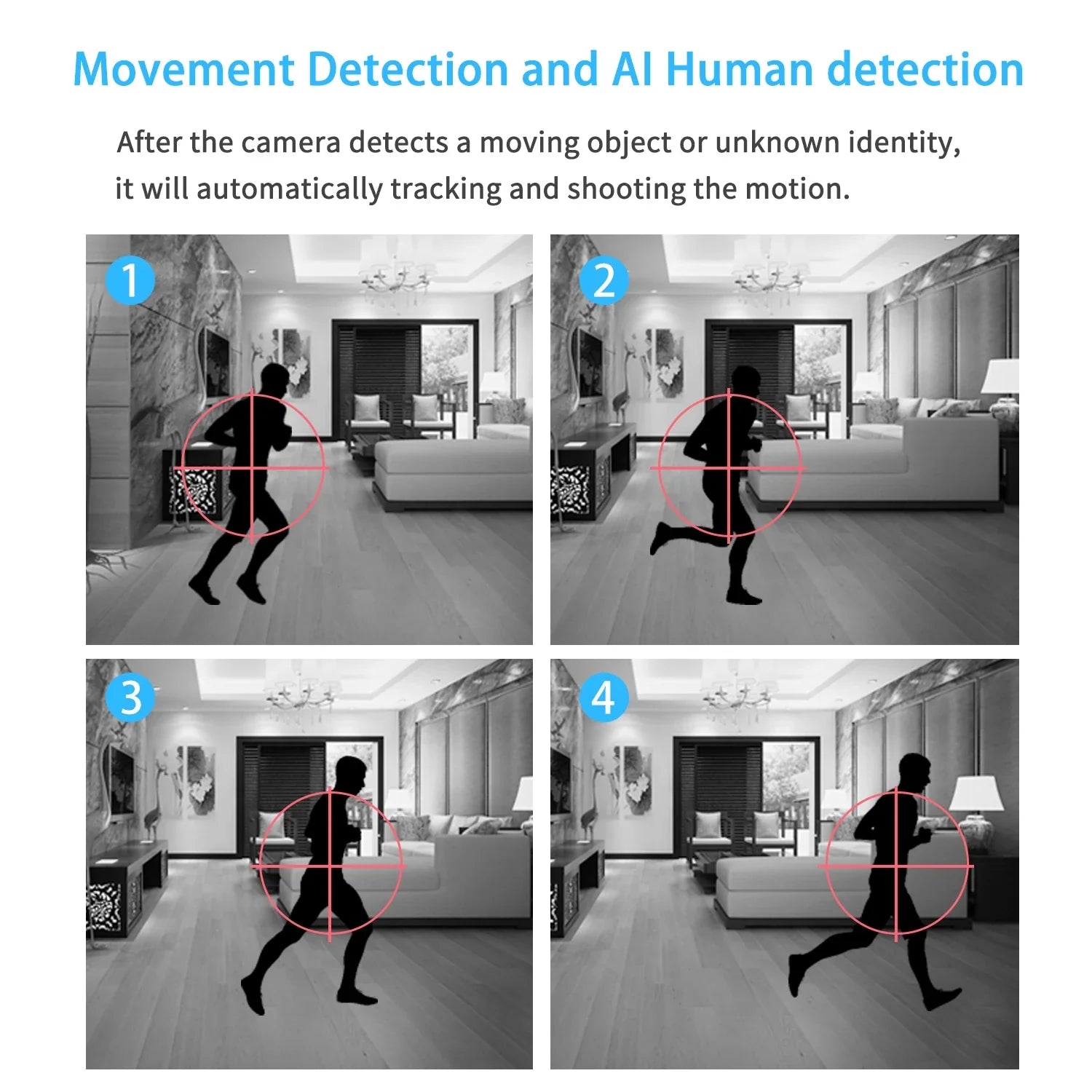 Caméra de Surveillance sans Fil <br> Maison